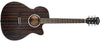 Washburn DFEACE-U Deep Forest Grand Auditorium Cutaway Acoustic Electric Guitar. Striped Ebony DFEACE-U