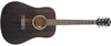 Washburn DFED-U Deep Forest Dreadnought Acoustic Guitar. Striped Ebony DFED-U