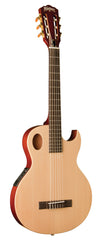 Washburn EACT42S Festival Series Nylon String Cutaway Classical Acoustic Electric Guitar. Natural EACT42S-A-U