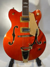 Gretsch G5422TG Electromatic Classic Hollowbody Double-Cut Electric Guitar with Bigsby - Orange Stain