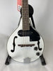 Stagg White Accoustic-Electric Bluegrass Mandolin with Nato Top