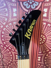 Kramer Striker Figured HSS Electric Guitar - Black... OPEN BOX DEMO