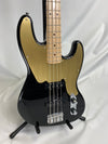 Squier Paranormal Jazz Bass '54 - Black with Gold Anodized Pickguard