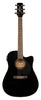 Jasmine JD39CE-BLK Dreadnought Acoustic Electric Guitar. Black Finish JD39CE-BLK-U