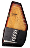 Oscar Schmidt OS150FCE 21 Chord Acoustic Electric Auto Harp. Flame Maple OS150FCE-U