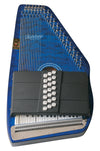 Oscar Schmidt OS21CQTBL 21 Chord Acoustic Auto Harp. Quilt Trans Blue OS21CQTBL-U