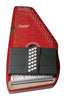 Oscar Schmidt OS21CQTR 21 Chord Acoustic Auto Harp. Quilt Trans Red OS21CQTR-U
