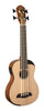 Oscar Schmidt OUB500K-A Acoustic Electric Bass Ukulele. Comfort Arm Rest Natural Spruce OUB500K-A-U