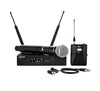 Shure QLXD12/485-J50A Handheld and Lavalier Combo Wireless Microphone System. J50 Band QLXD12485-J50A-U