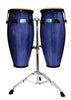Rhythm Tech RT5504 Eclipse Conga Set with Stand. Blue Finish RT5504-U