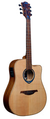 LAG THV10DCE Tramontane Dreadnought Cutaway Acoustic Guitar with Hyvibe THV10DCE-U