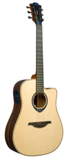 LAG THV30DCE Tramontane Dreadnought Cutaway Acoustic Electric Guitar with Hyvibe THV30DCE-U