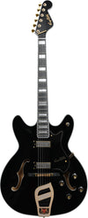 Hagstrom VIK67-G-BLK 67' Viking II Electric Guitar. Black Gloss VIK67-G-BLK-U