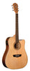 Washburn D7SCE Harvest Dreadnought Cutaway Acoustic Guitar. Natural Gloss WD7SCE-A-U