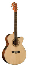 Washburn G7SCE Harvest Grand Auditorium Cutaway Acoustic Guitar. Natural Gloss WG7SCE-A-U