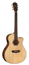 Washburn O10SCE Woodline 10 Series Orchestra Cutaway Acoustic Electric Guitar WLO10SCE-O-U