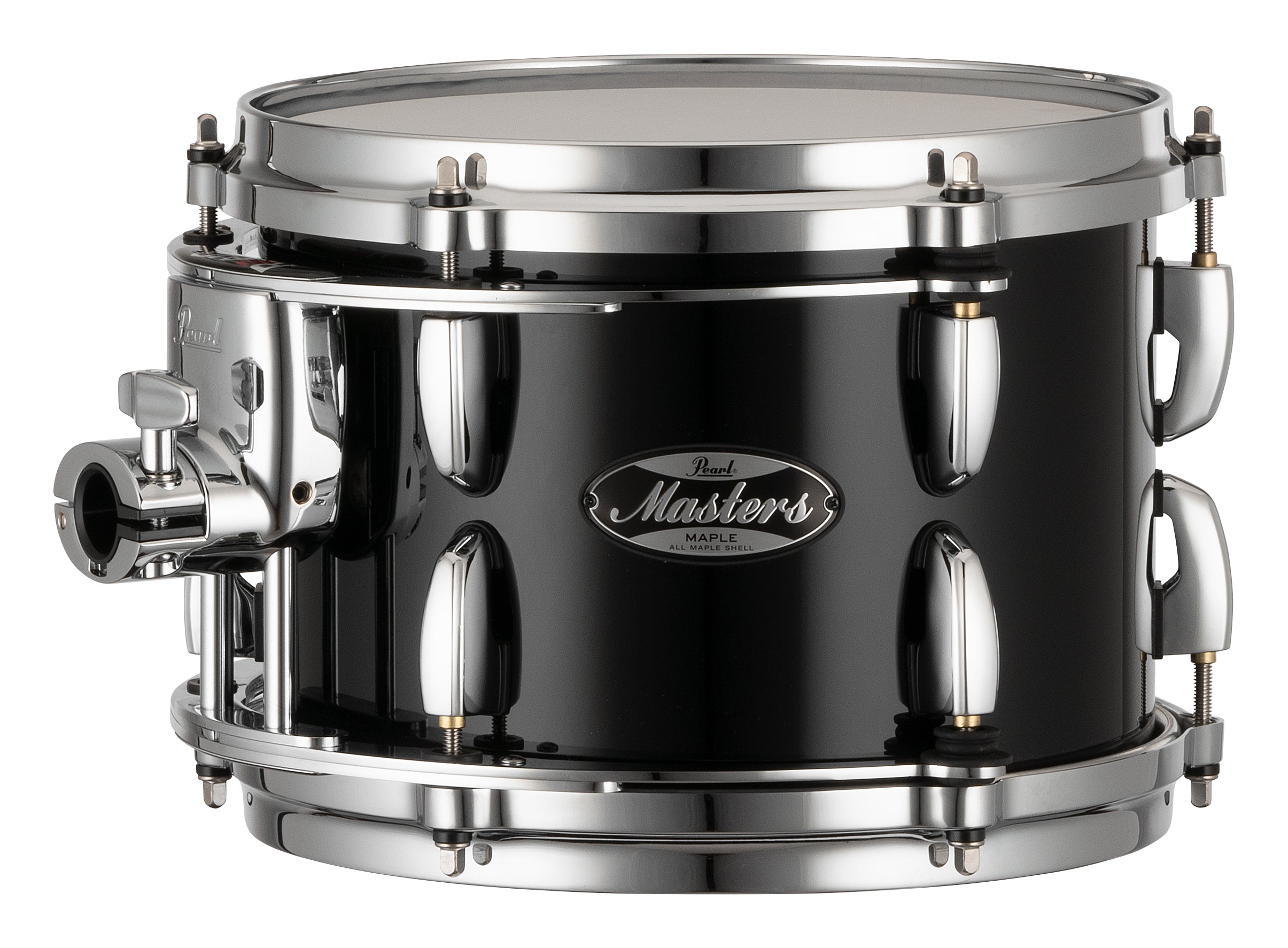 Pearl Masters Maple 10"x7" Tom - R2 Air Tom Suspension System w/Standard Bracket PIANO BLACK MM6P1007TS/C103