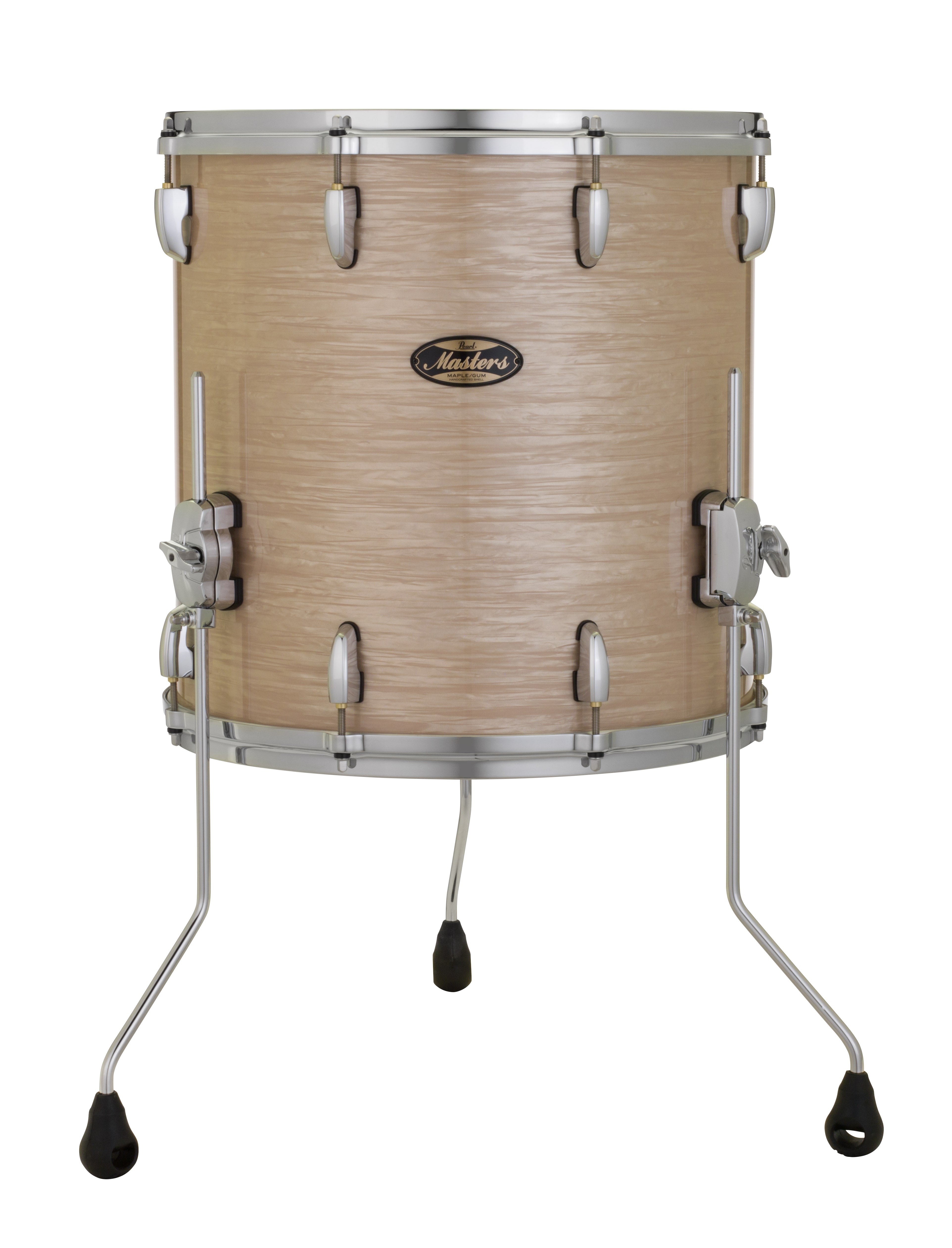 Pearl Music City Custom 14"x14" Masters Maple/Gum Series Floor Tom PLATINUM GOLD OYSTER MMG1414F/C453