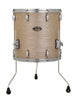 Pearl Music City Custom 14"x14" Masters Maple/Gum Series Floor Tom PLATINUM GOLD OYSTER MMG1414F/C453