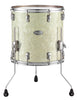 Pearl Music City Custom 14"x14" Reference Series Floor Tom NICOTINE WHITE MARINE PEARL RF1414F/C405