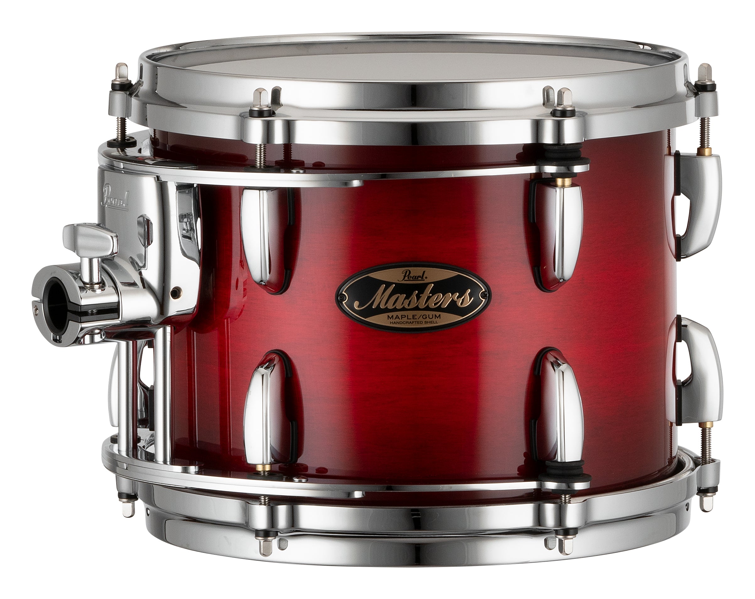 Pearl Masters Maple/Gum 10"x8" Tom - R2 Air Tom Suspension System w/Standard Bracket DEEP REDBURST MMGP1008TS/C886