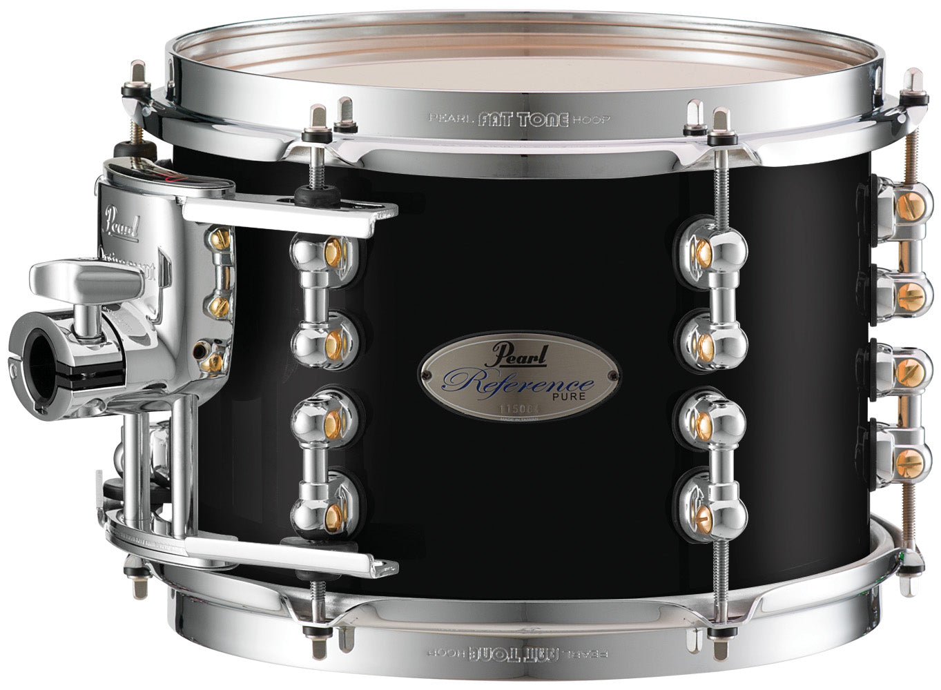 Pearl Music City Custom Reference Pure 22"x16" Bass Drum w/BB3 Mount PIANO BLACK RFP2216BB/C103