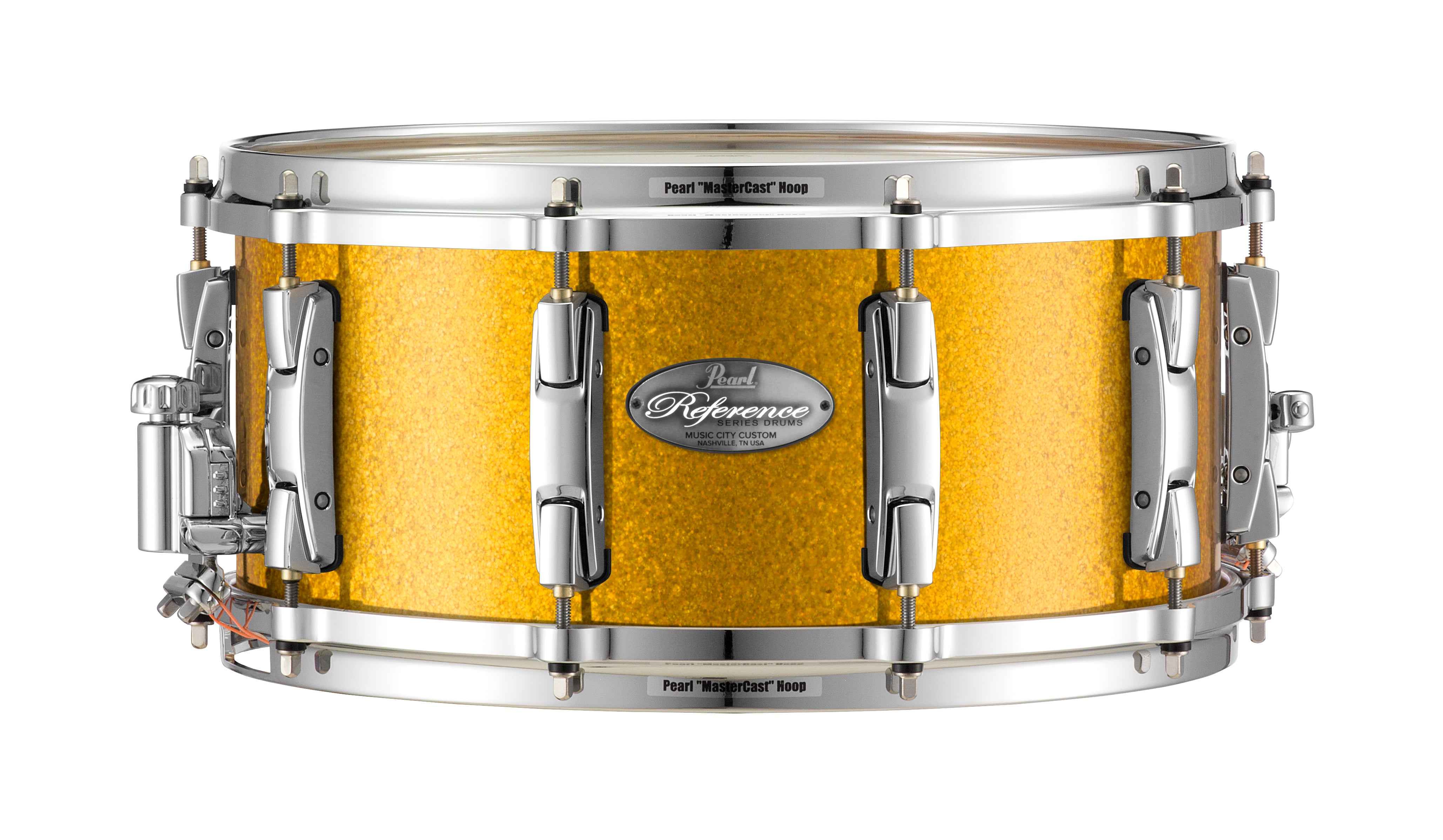 Pearl Music City Custom 13"x6.5" Reference Series Snare VINTAGE GOLD SPARKLE RF1365S/C423