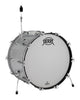 Pearl PRESIDENT SERIES DELUXE 24X14 BASS DRUM, #450 SILVER SPARKLE SILVER SPARKLE PSD2414BCX/C450