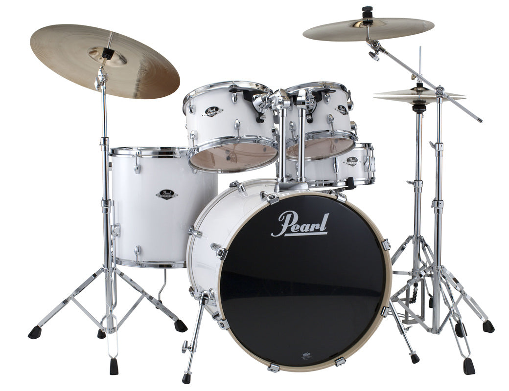 Pearl Export 5-pc. Drum Set w/830-Series Hardware Pack PURE WHITE EXX725S/C33