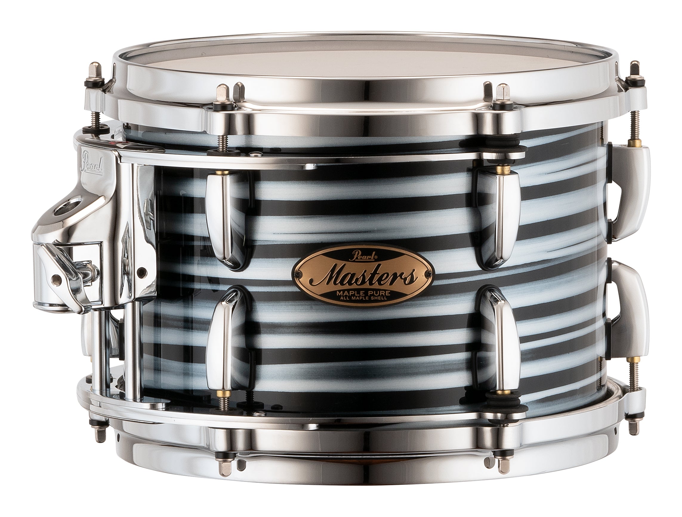 Pearl Masters Maple Pure 10"x7" Tom - R2 Air Tom Suspension System w/GyroLock-L Bracket BLACK OYSTER SWIRL MP4C1007TL/C855