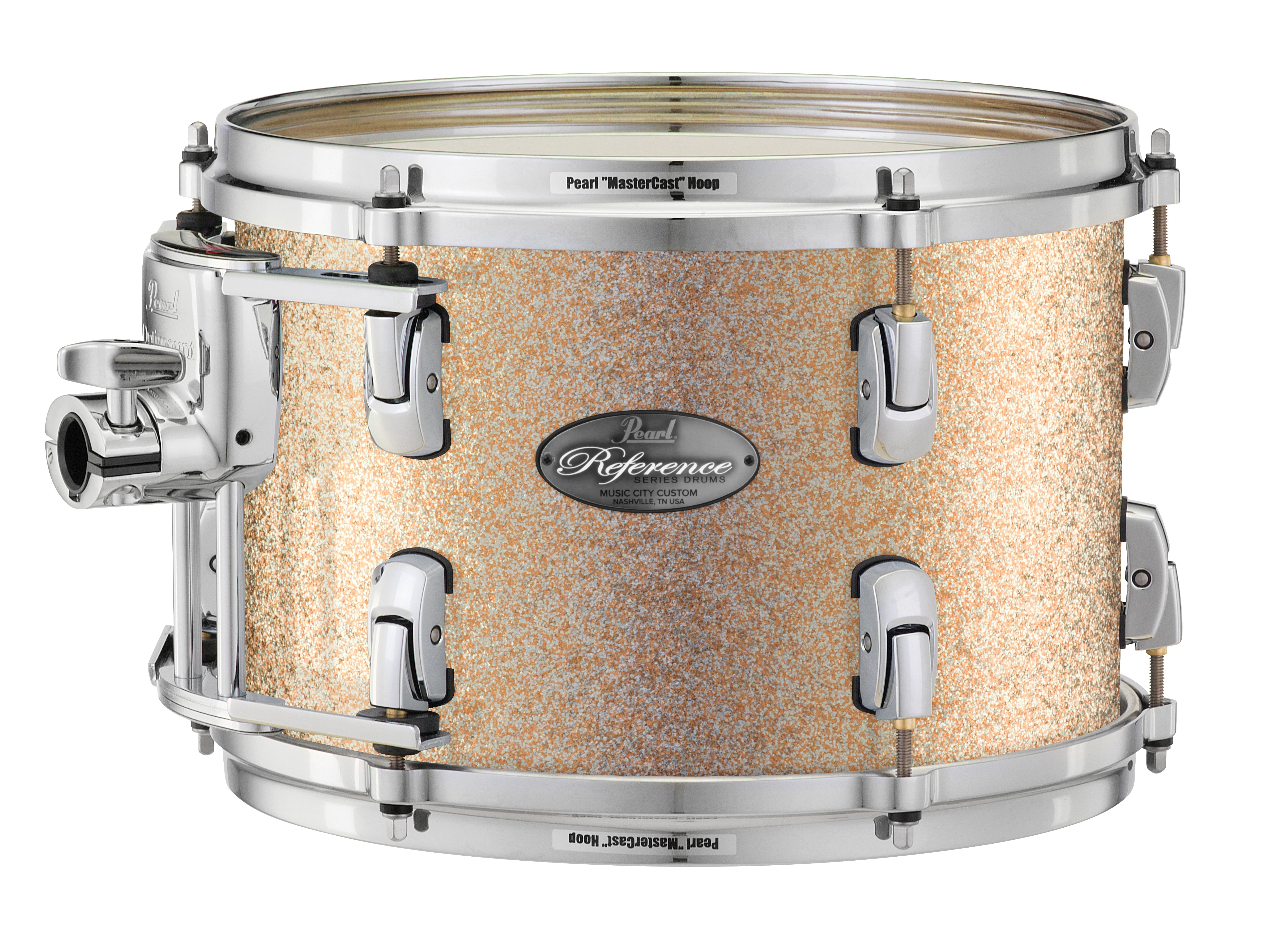 Pearl Music City Custom 8"x7" Reference Series Tom BRIGHT CHAMPAGNE SPARKLE RF0807T/C427
