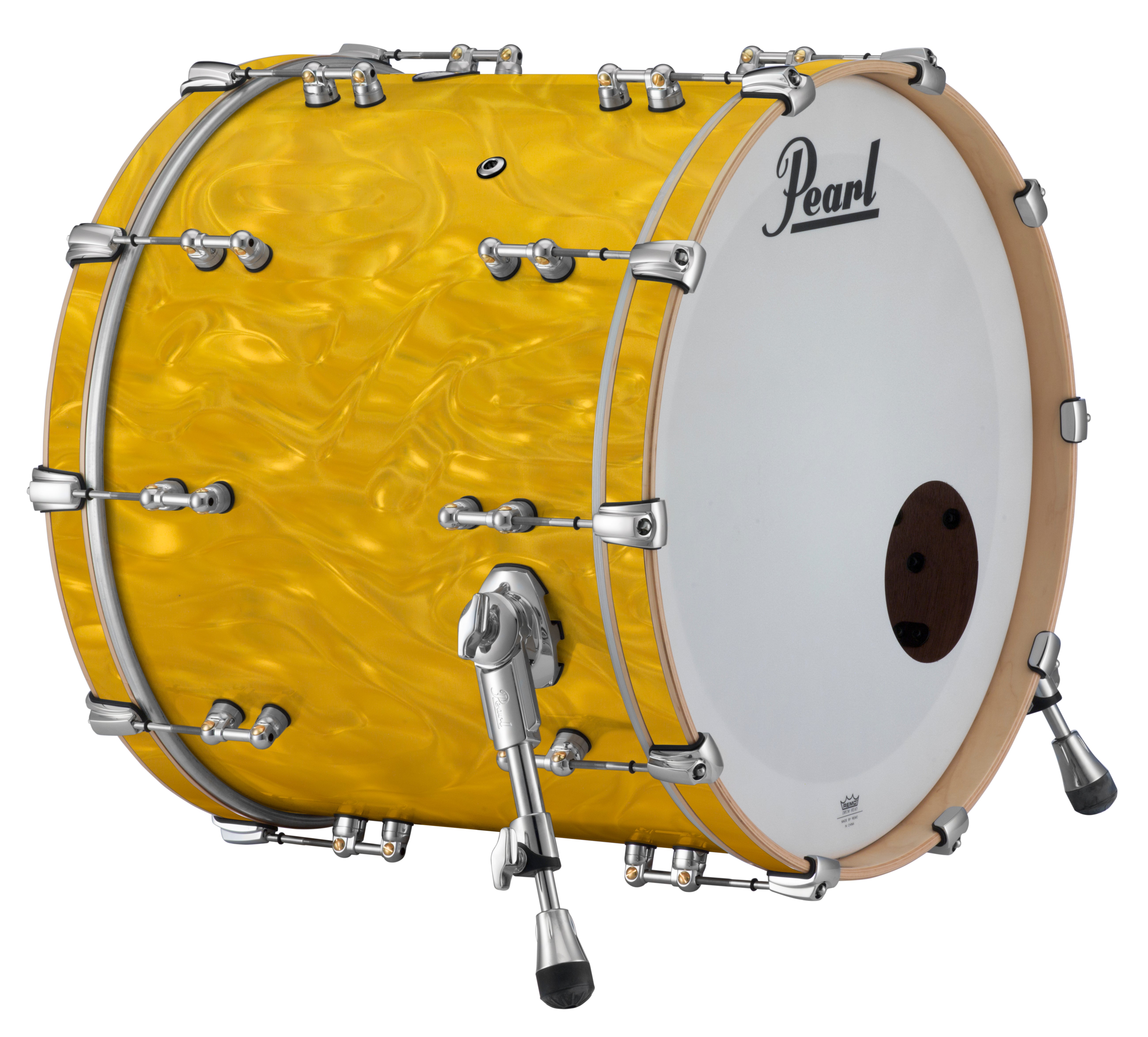 Pearl Music City Custom Reference Pure 22"x18" Bass Drum GOLD SATIN MOIRE RFP2218BX/C723