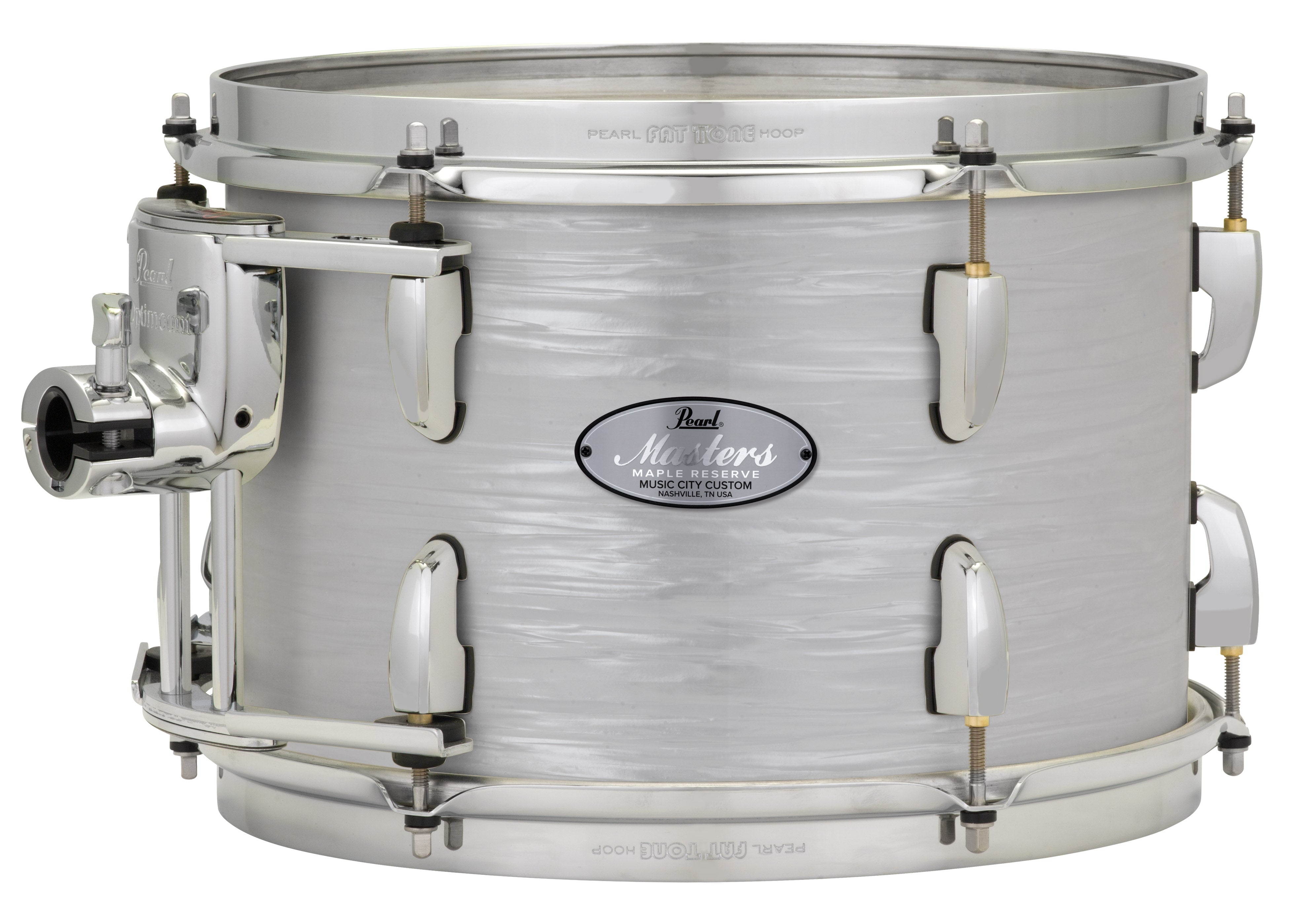 Pearl Music City Custom 12"x9" Masters Maple Reserve Series Tom w/optimount PEARL WHITE OYSTER MRV1209T/C452