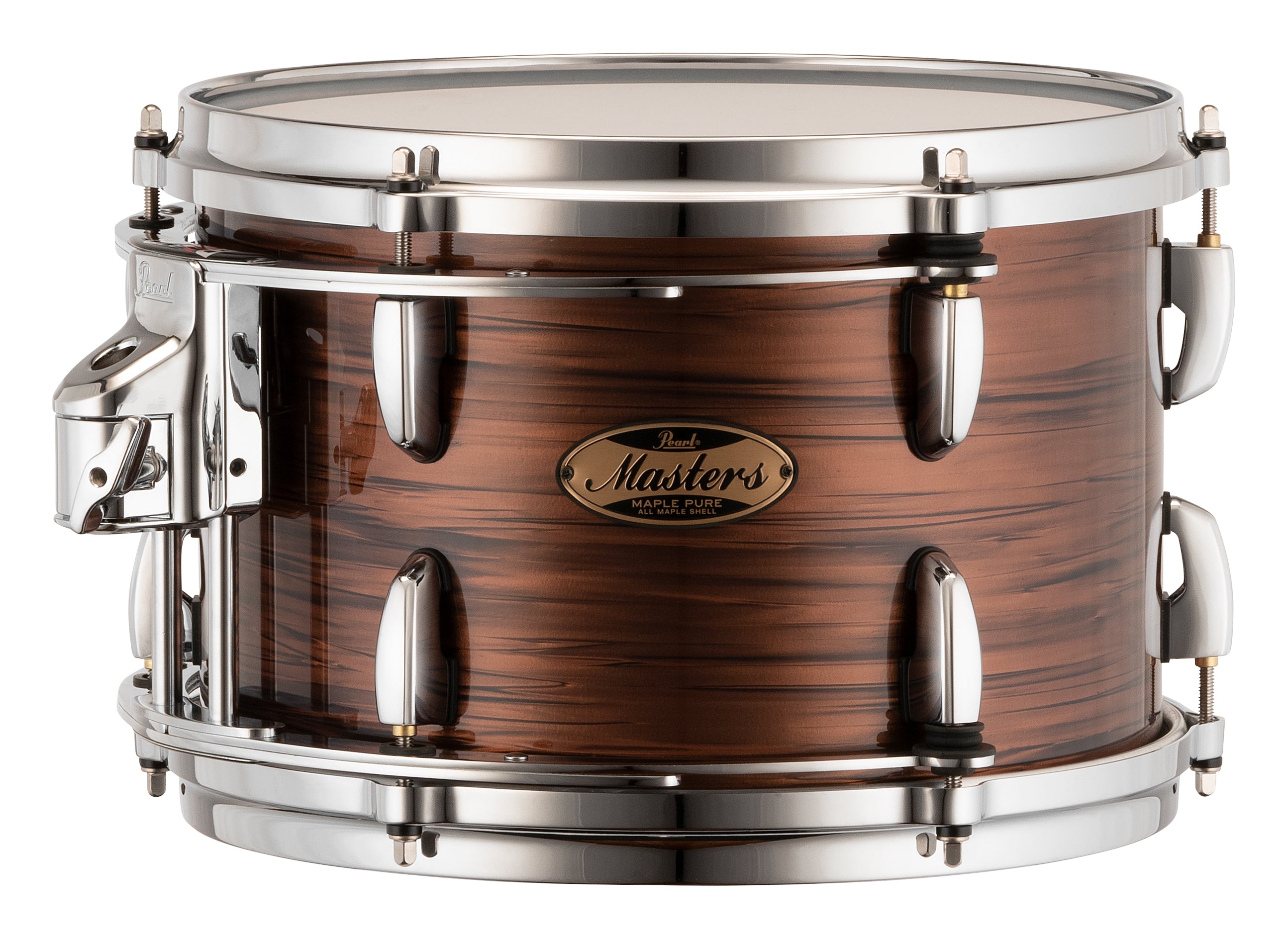 Pearl Masters Maple Pure 12"x8" Tom - R2 Air Gyro-L Bracket #415 BRONZE OYSTER MP4C1208TL/C415