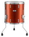 Pearl Music City Custom 16"x16" Reference Pure Series Floor Tom BURNT ORANGE GLASS RFP1616F/C447