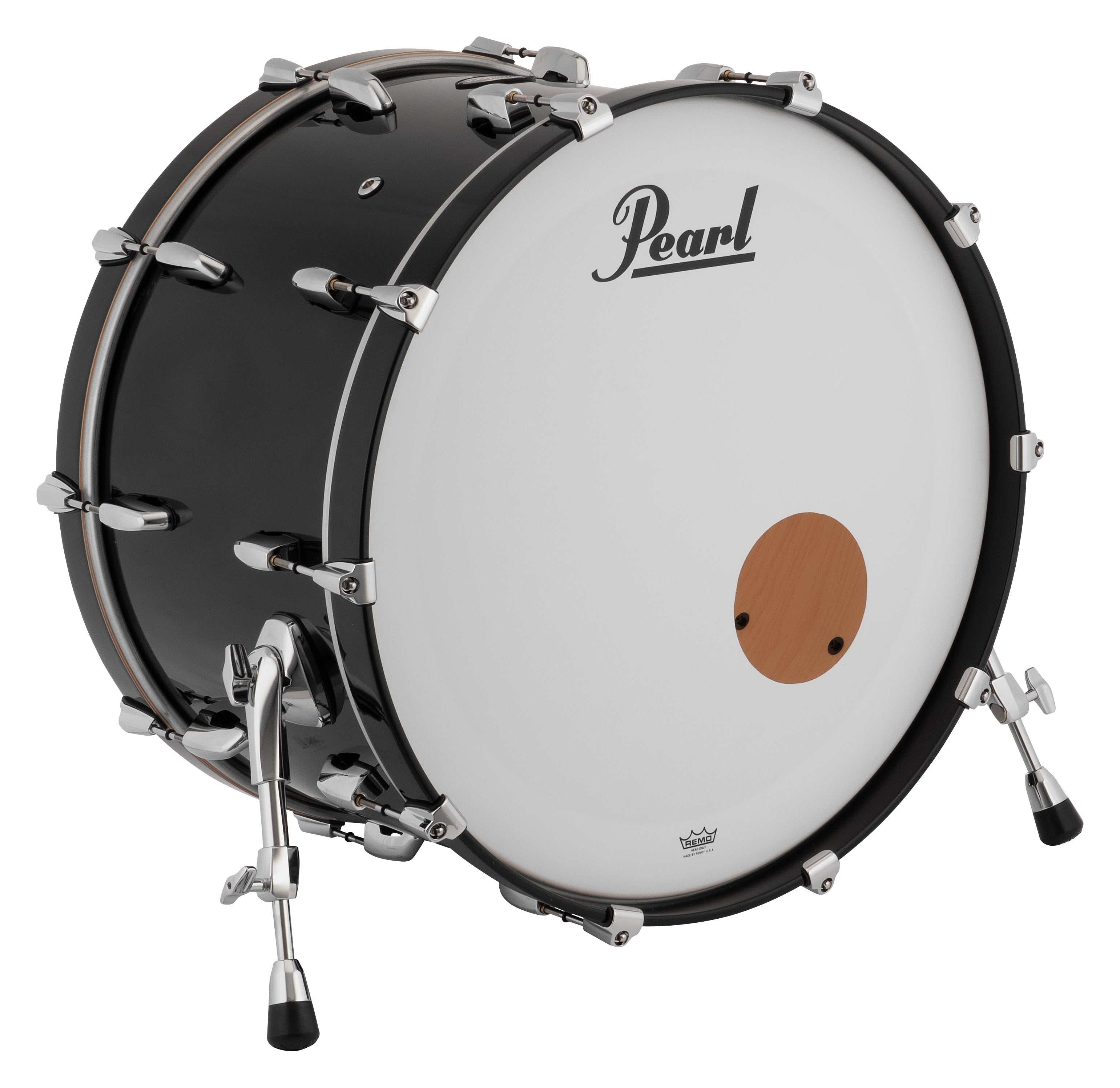 Pearl Masters Maple 24"x14" Bass Drum PIANO BLACK MM6P2414BX/C103