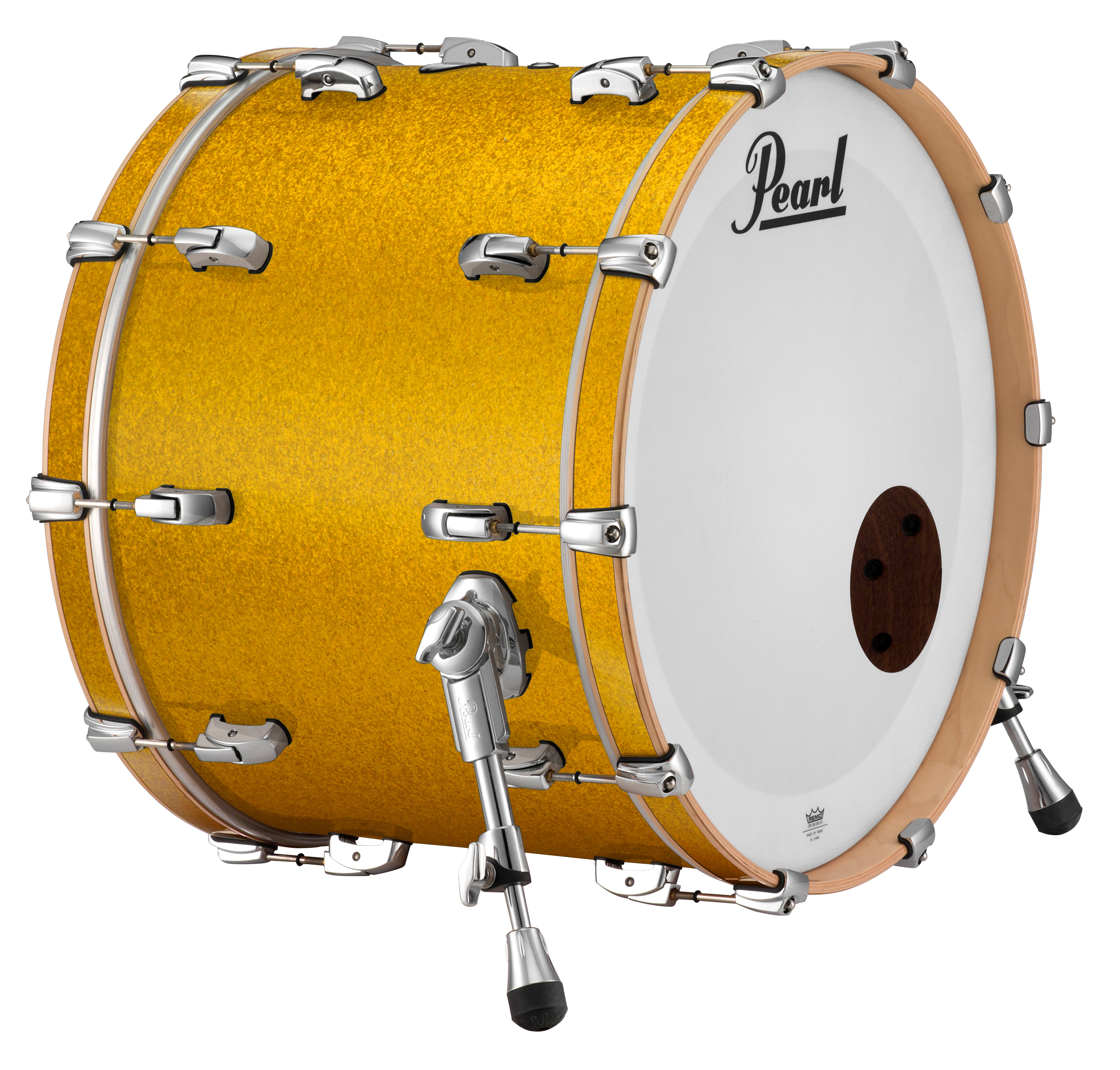 Pearl Music City Custom Reference Pure 26"x14" Bass Drum w/BB3 Mount VINTAGE GOLD SPARKLE RFP2614BB/C423