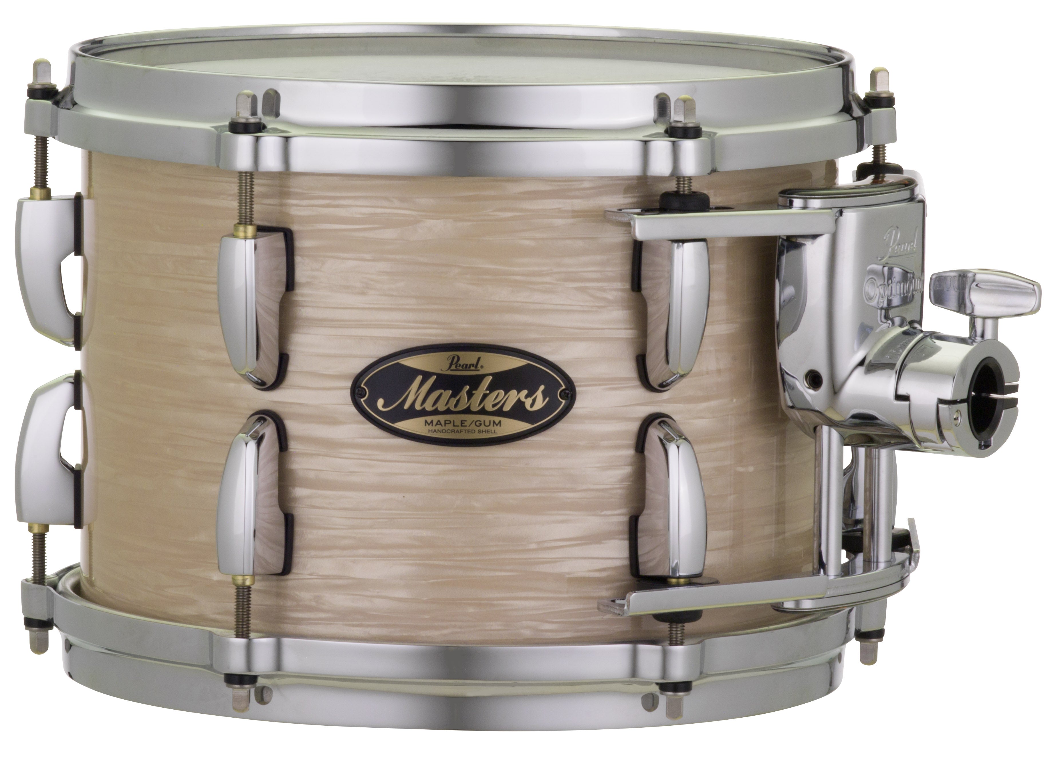 Pearl Music City Custom 10"x7" Masters Maple/Gum Series Tom w/OptiMount PLATINUM GOLD OYSTER MMG1007T/C453