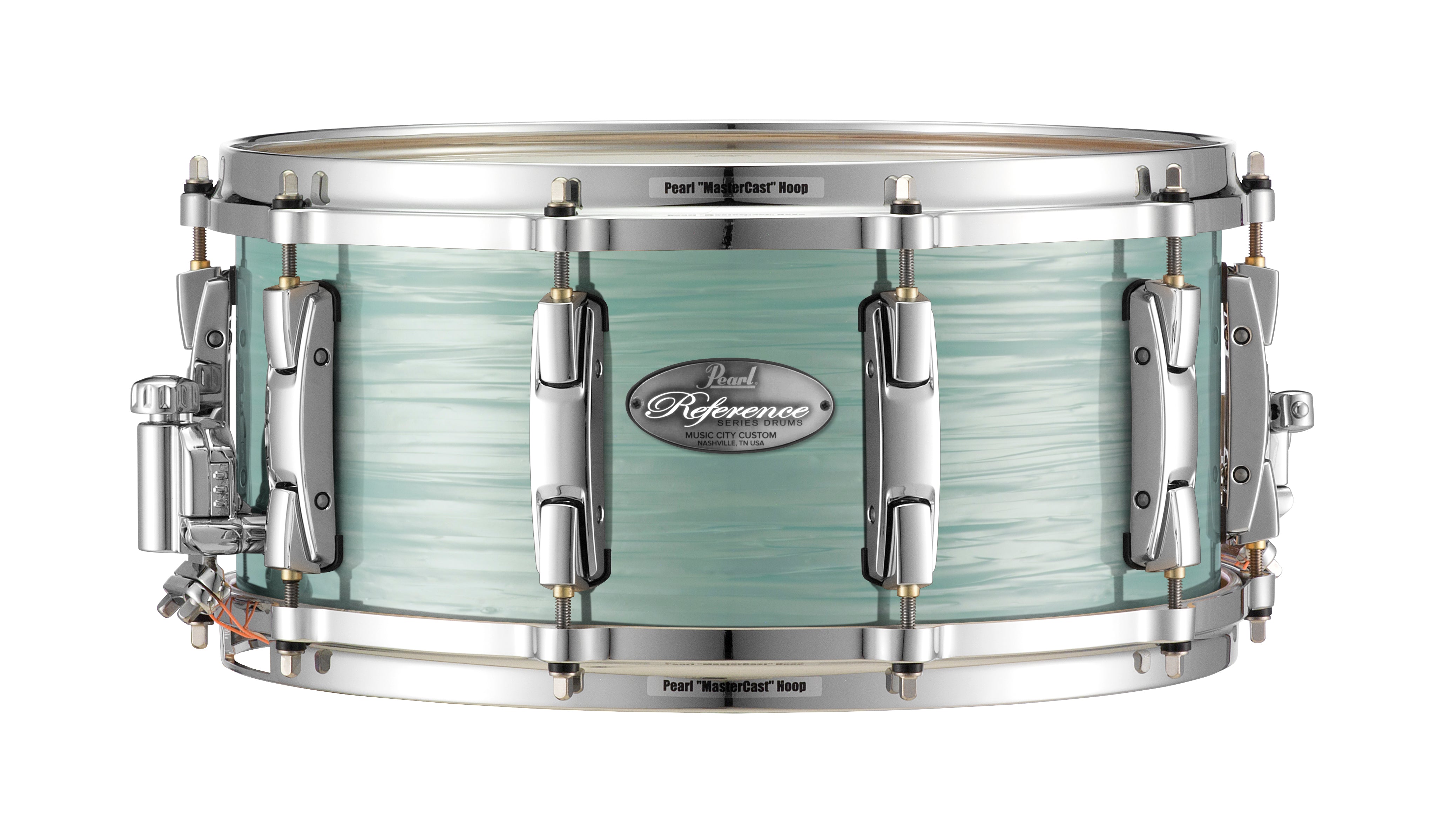 Pearl Music City Custom 13"x6.5" Reference Series Snare ICE BLUE OYSTER RF1365S/C414
